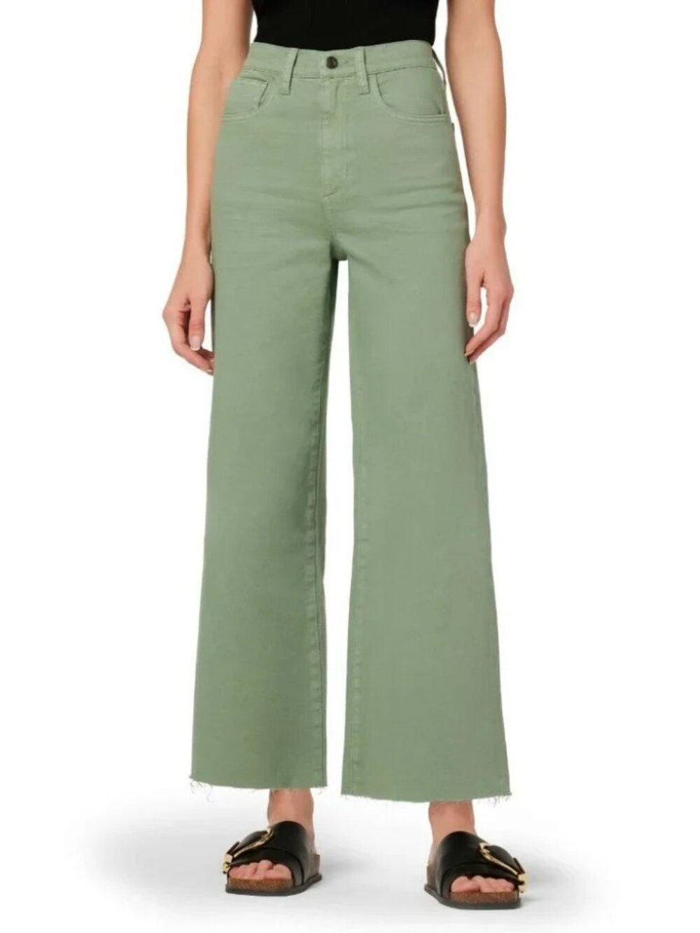 Joe's Jeans Thyme High-Rise Wide-Leg Jeans 25